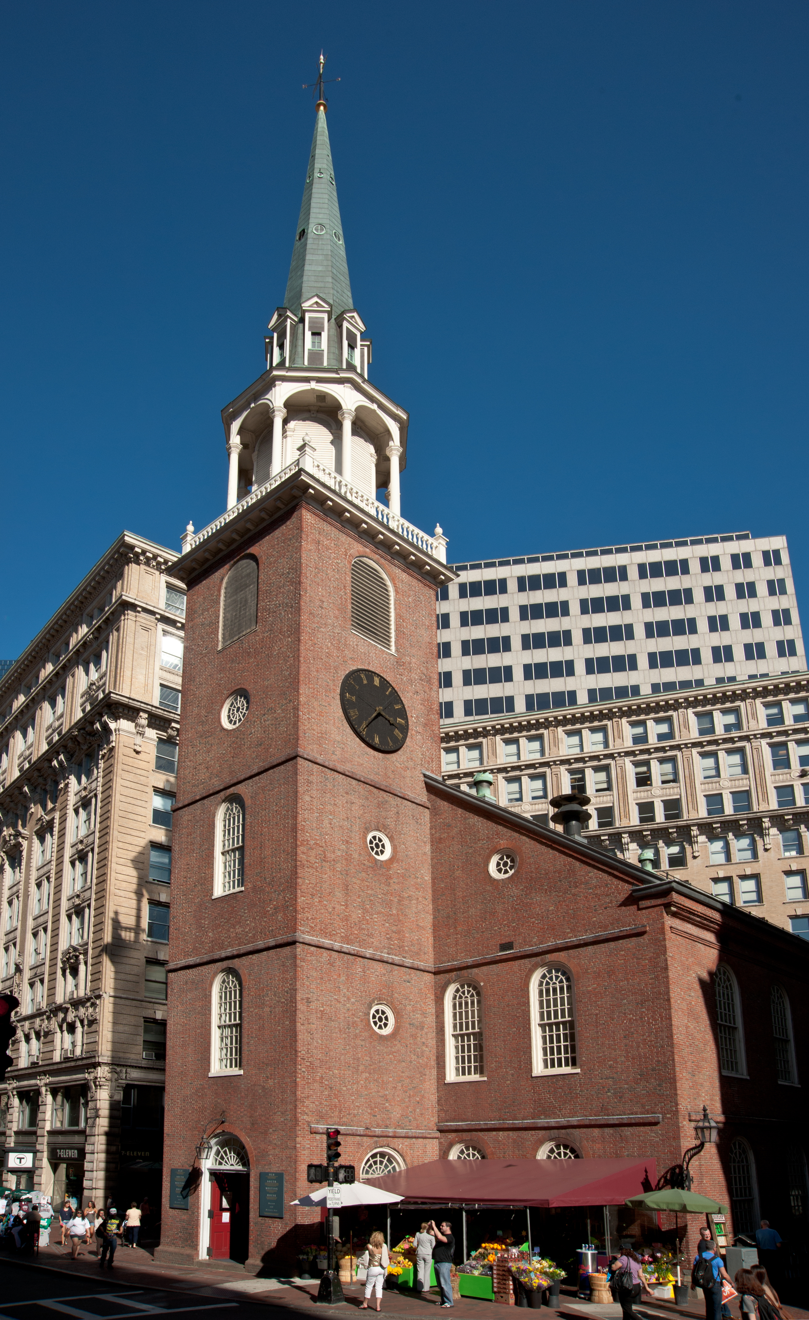 Exterior of Old South Meeting House. Image courtesy of Fayfoto, www.fayfoto.com