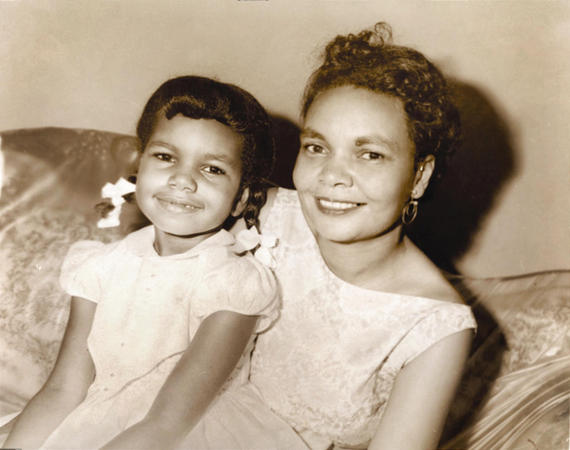 A young Condoleeza Rice at home with her mother Angelena Rice in the late 1950's in Birmingham, Alabama.  (Credit: AP Photo/Coutesy of the Rice Family)