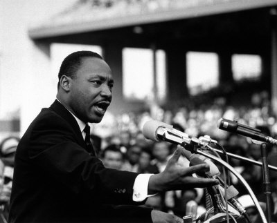 Dr. Martin Luther King delivering his "I have a Dream" speech. (Credit: Hearst Communications Inc./timesunion.com