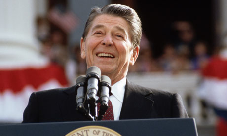 President Ronald Reagan (Credit: Wally McNamee/Corbis/Guardian News and Media Limited)