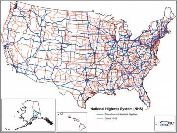 The National Highway System (Credit: Chronos)