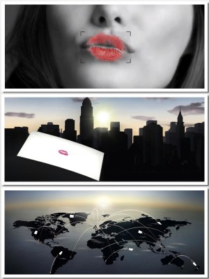The Burberry Kisses campaign. (Credit: SWEET808)